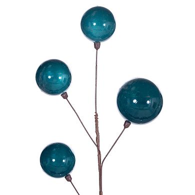 Vickerman 10-ft. Artificial Pearl Branch Ball Wire Garland