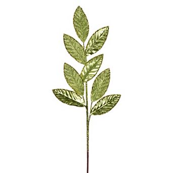 Vickerman 27.5-Inch Metallic Leaf Glitter Spray 3 pk