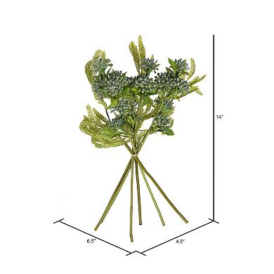 Vickerman 2-pc. 14-Inch Artificial Wild Berry & Green Fern Bundle