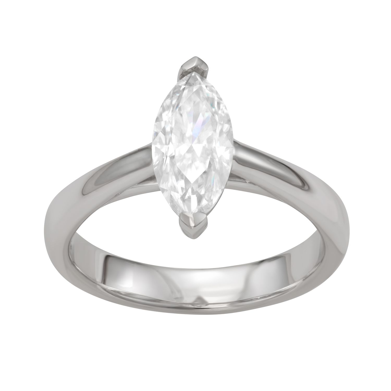 Kohl's solitaire diamond on sale rings