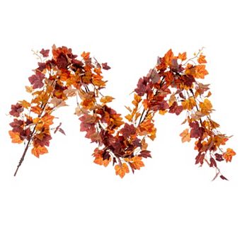 Vickerman 60 in Artificial Fall Maple Leaf Garland