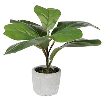 Vickerman Artificial Fiddle Leaf Fig Plant in Pot