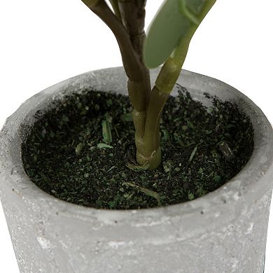 Vickerman Artificial Fiddle Leaf Fig Plant in Pot
