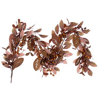 Vickerman 5-ft. Artificial Berry and Leaf Garland