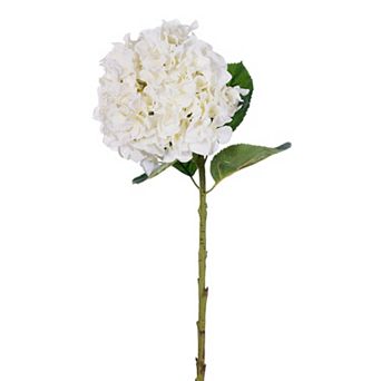 Vickerman Large Artificial White Hydrangea Flower