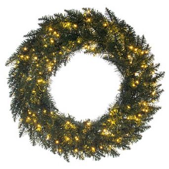 Vickerman Camdon Fir Artificial Pre-Lit Wreath