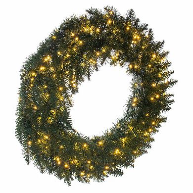 Vickerman Camdon Fir Artificial Pre-Lit Wreath