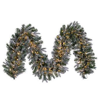 Vickerman 9-ft. Artificial Douglas Fir Garland with Warm White LED Lights