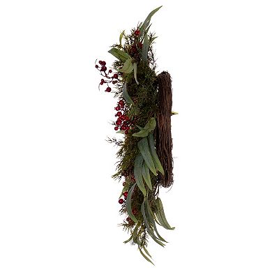Vickerman 22" Green Leaf Artificial Wreath