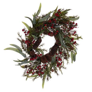 Vickerman 22" Green Leaf Artificial Wreath