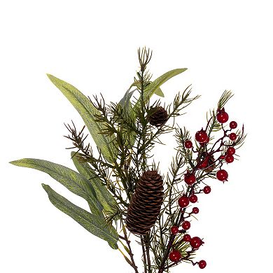 Vickerman 22" Green Leaf Artificial Wreath