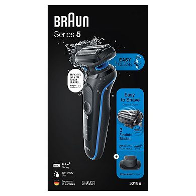 Braun Series 5 Electric Razor for Men with Precision Trimmer