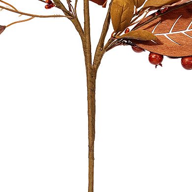 Vickerman 34-Inch Artificial Fall Berry & Wood Leaf Spray 2-pc. Set