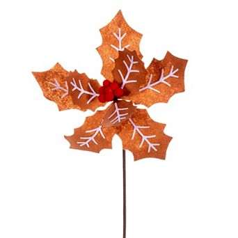 Vickerman 22-Inch Artificial Poinsettia 4 pk