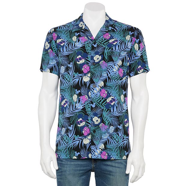 Mens disney button down shirts on sale