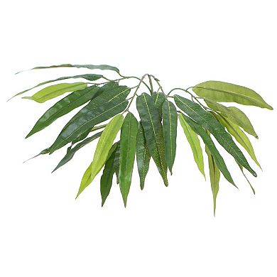 Vickerman Artificial Mango Bush in Brown Square Plastic Container