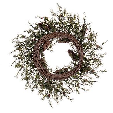 Vickerman 22" Green Leaf Artificial Wreath