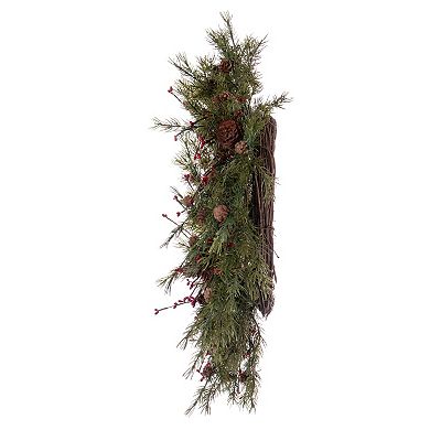 Vickerman 22" Green Leaf Artificial Wreath