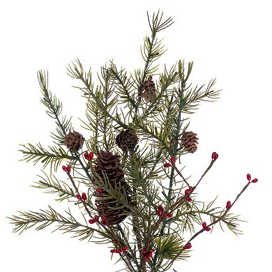 Vickerman 22" Green Leaf Artificial Wreath