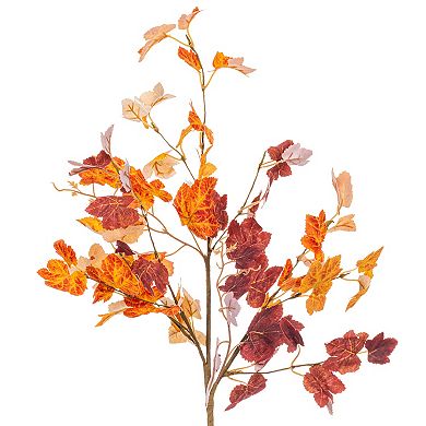 Vickerman 34-Inch Artificial Fall Maple Leaf Spray 2-pc. Set