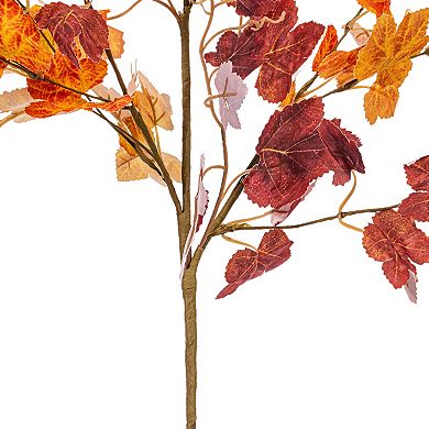 Vickerman 34-Inch Artificial Fall Maple Leaf Spray 2-pc. Set