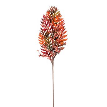 Vickerman 32-Inch Artificial Oak Leaf & Berry Spray 2 pc Set