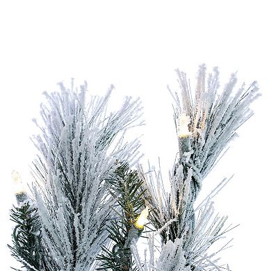 Vickerman 9-ft. LED Artificial Flocked Jackson Pine Garland