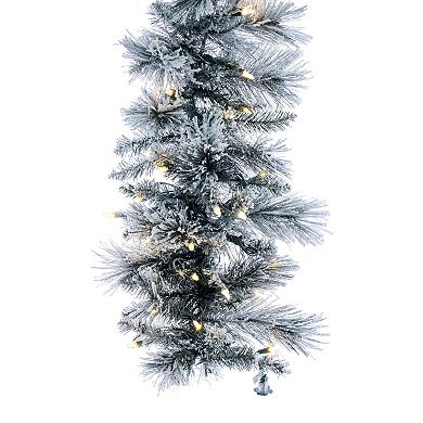 Vickerman 9-ft. LED Artificial Flocked Jackson Pine Garland