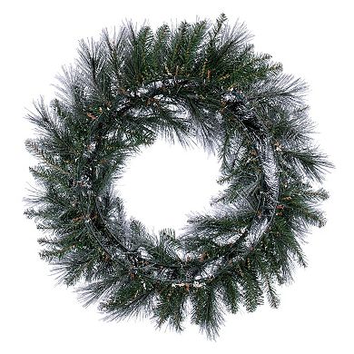 Vickerman Flocked Jackson Pine Artificial Wreath