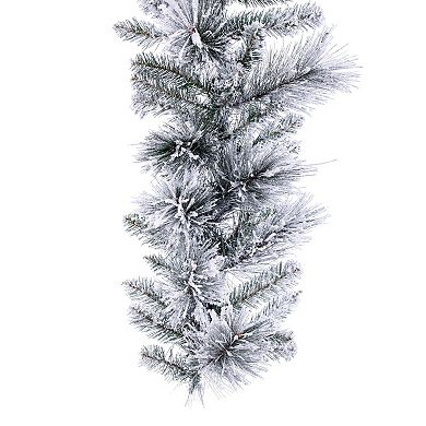 Vickerman 9-ft. Artificial Flocked Jackson Pine Garland
