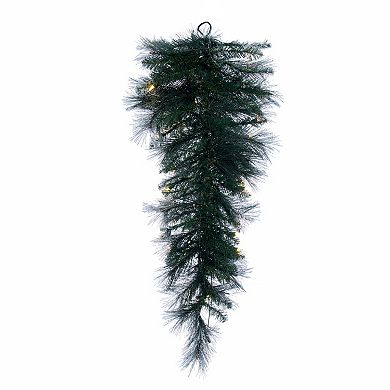 Vickerman 36-in. Flocked Jackson Pine Artificial LED Teardrop