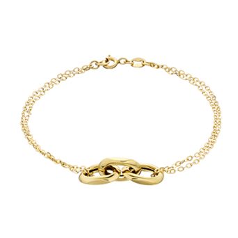 Au Naturale 14k Gold Forzatina Chain Bracelet