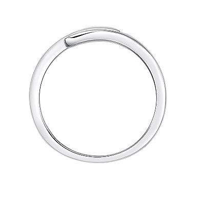 Gemminded Sterling Silver Diamond Accent "Love" Ring