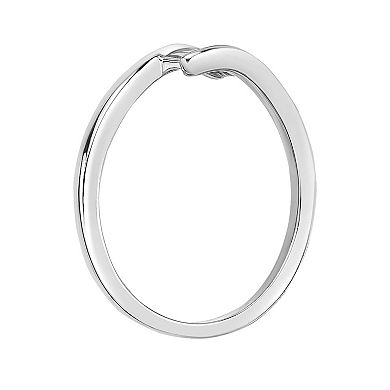 Gemminded Sterling Silver Diamond Accent "Love" Ring