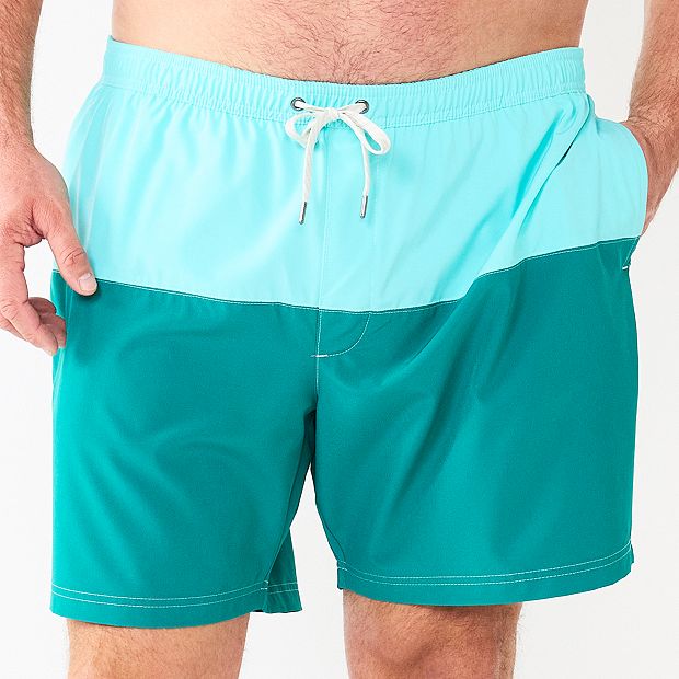 Men's Sonoma Goods For Life® 7-in Full Elastic-Waistband Swim Trunks