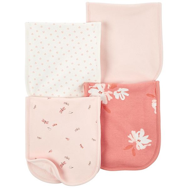 Baby Girl Carter's 4Pack Burp Cloths