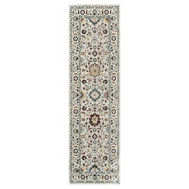 Everwash Treasure Lina Traditional Medallion Machine Washable Rug