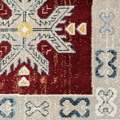 Everwash Treasure Saul Southwest Geometric Machine Washable Rug