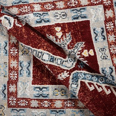 Everwash Treasure Saul Southwest Geometric Machine Washable Rug