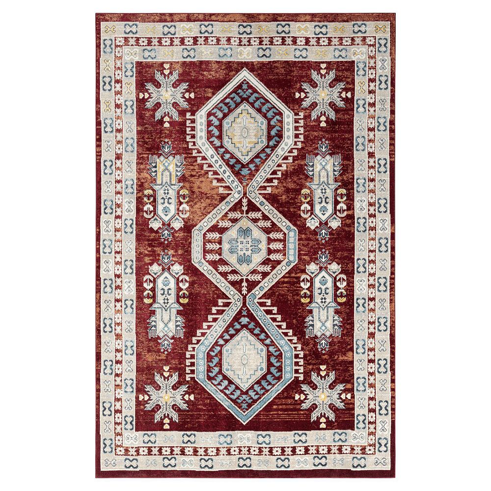 Everwash Treasure Saul Southwest Geometric Machine Washable Rug