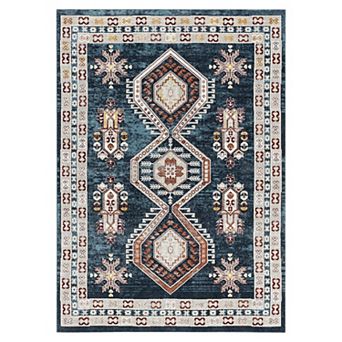 Everwash Treasure Saul Southwest Geometric Machine Washable Rug
