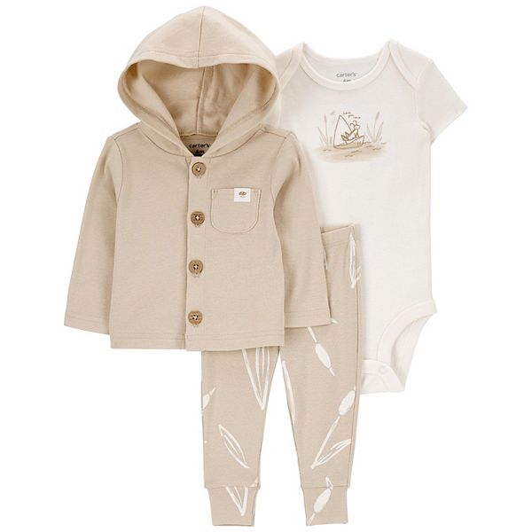 Carter's 2pc Baby Boy Airplane Print Long-Sleeve Bodysuit & Pants Set main image 1