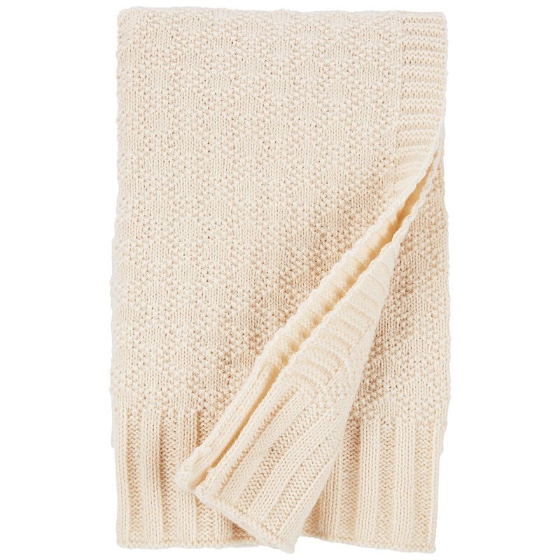 Baby Carters Textured Knit Blanket, Brown