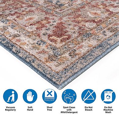 Madison Park Kendra Persian Bordered Traditional Woven Area Rug