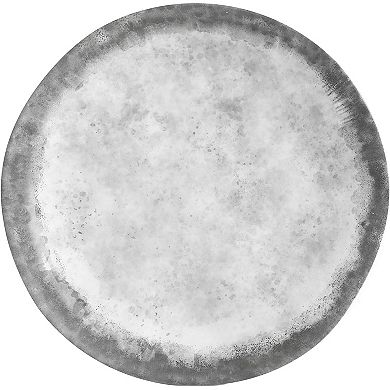 Gibson Home Granite 16 Piece Round Melamine Plate, Bowl, & Cup Dinnerware Set