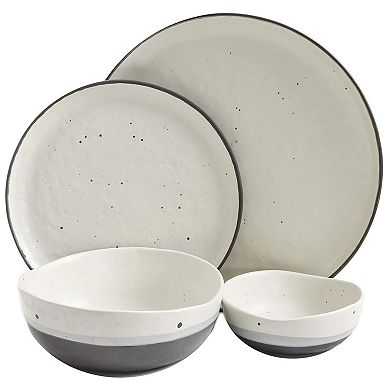 Gibson Elite Rhinebeck 16pc Double Bowl Dinnerware Set