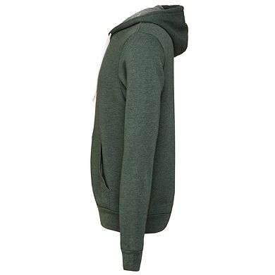 Canvas Unixex Zip-up Polycotton Fleece Hooded Sweatshirt / Hoodie