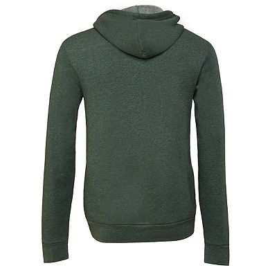 Canvas Unixex Zip-up Polycotton Fleece Hooded Sweatshirt / Hoodie