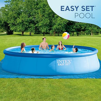 Intex 13' x 32" Easy Set Above Ground Swimming Pool Kit & Filter Pump & Cover