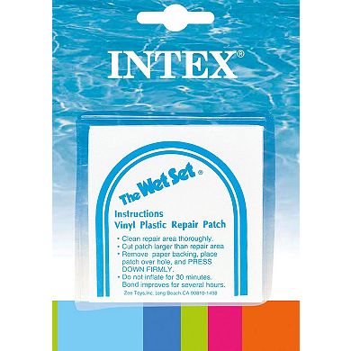 Intex Kool Splash Inflatable Play Center and Adhesive Repair Patch 6 Pack Kit